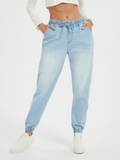 Drawstring Denim Pants — Paola Riboni